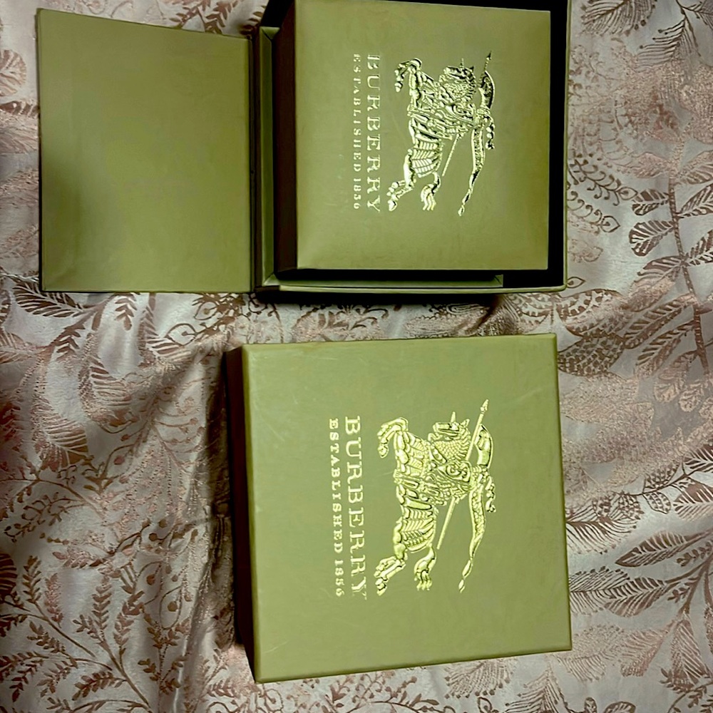 Burberry women’s two tone watch